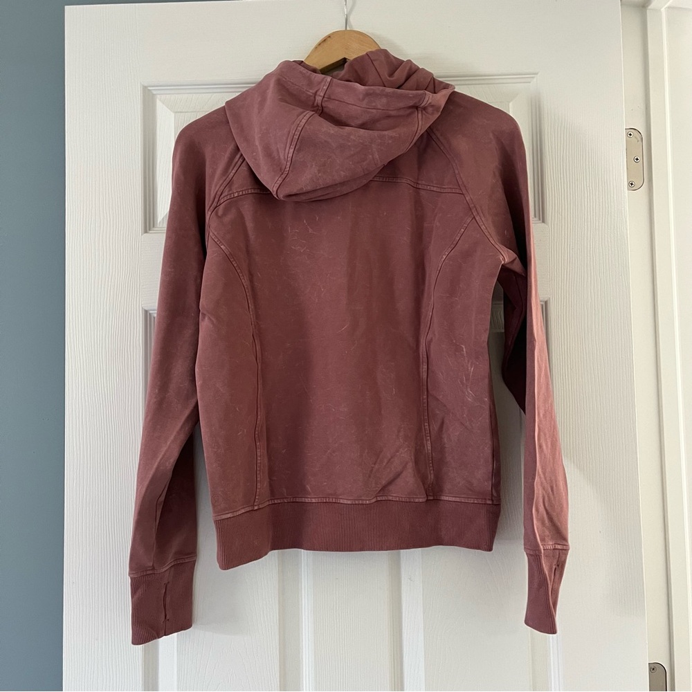 Sold xlist Lululemon Athletica Sweatshirt Mauve East End Summer Like New Size 4 - Picture 4 of 8